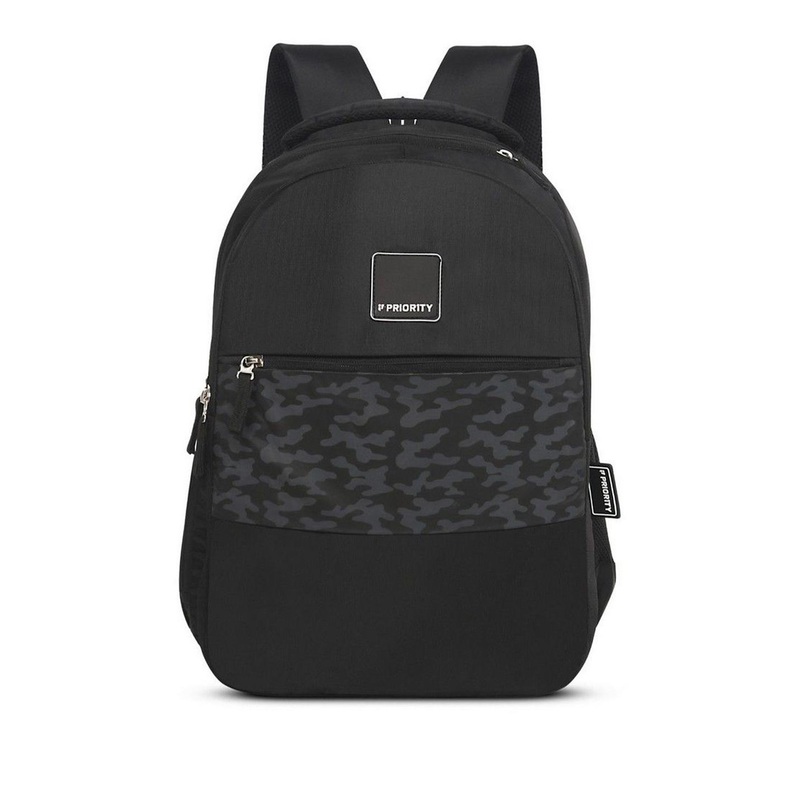 Priority Unisex Camouflage Printed Padded Laptop Backpack