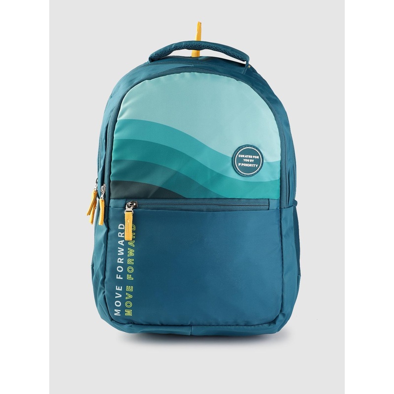 Priority Unisex Stripe Printed Laptop Backpack-38L