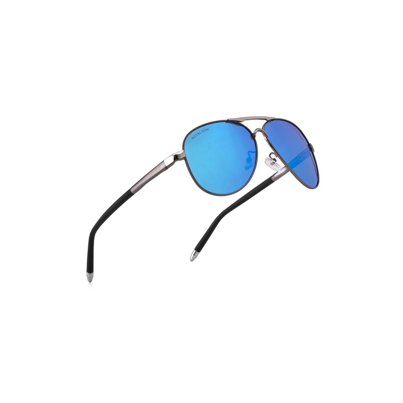 ROYAL SON Men Polarised and UV Protected Aviator Sunglasses CHI0082-C3