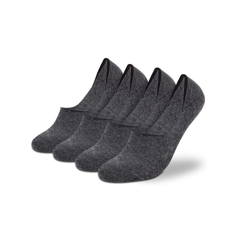 Supersox Men Pack Of 4 Anti Slip Pure Cotton Shoe Liners