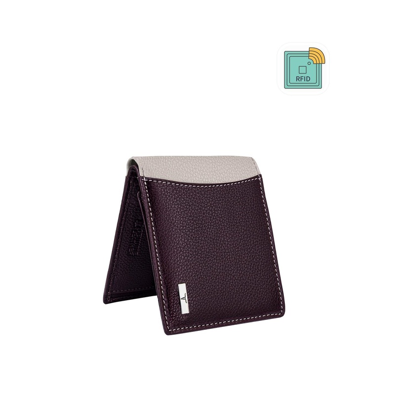 URBAN FOREST Men RFID Blocking Leather Two Fold Wallet