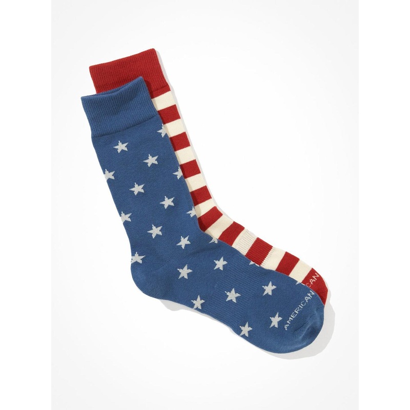 AMERICAN EAGLE OUTFITTERS Men Pack of 2 Above Ankle-Length Socks