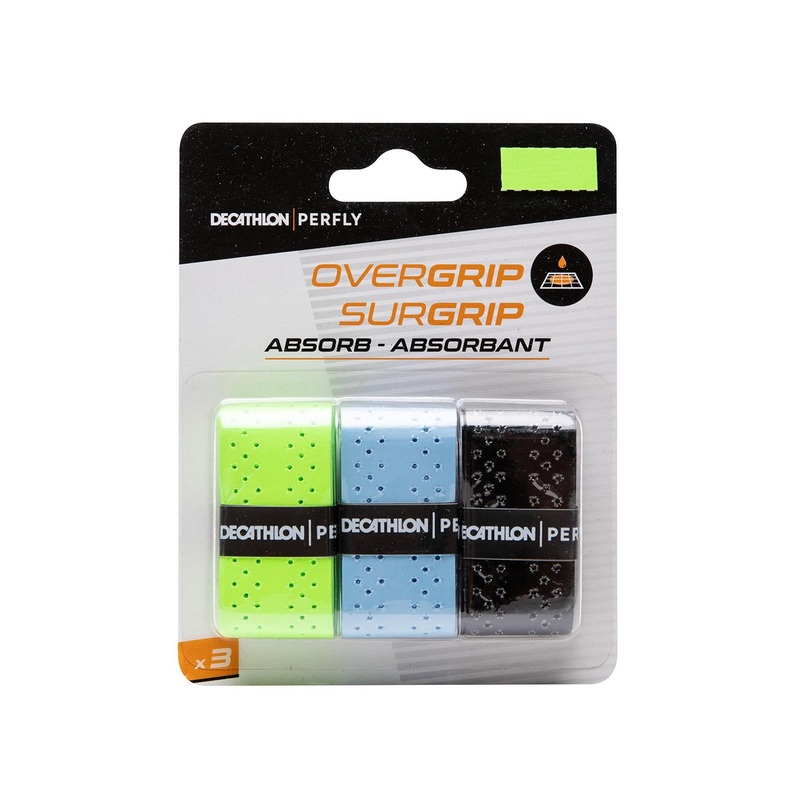 Decathlon PERFLY – 3Pc Badminton Quick Overgrip