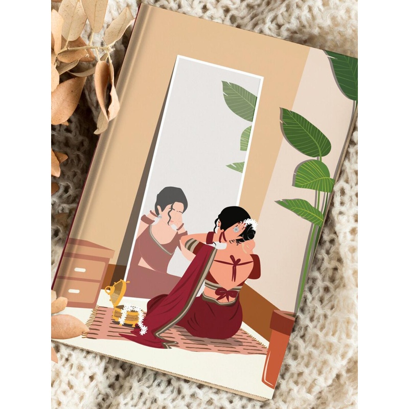 Gathari Printed A5 Unruled Notebook