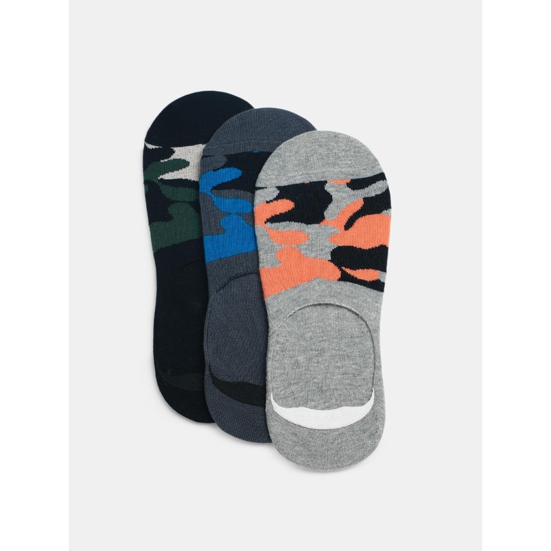 Jack & Jones Men Pack Of 3 Shoe Liners Socks