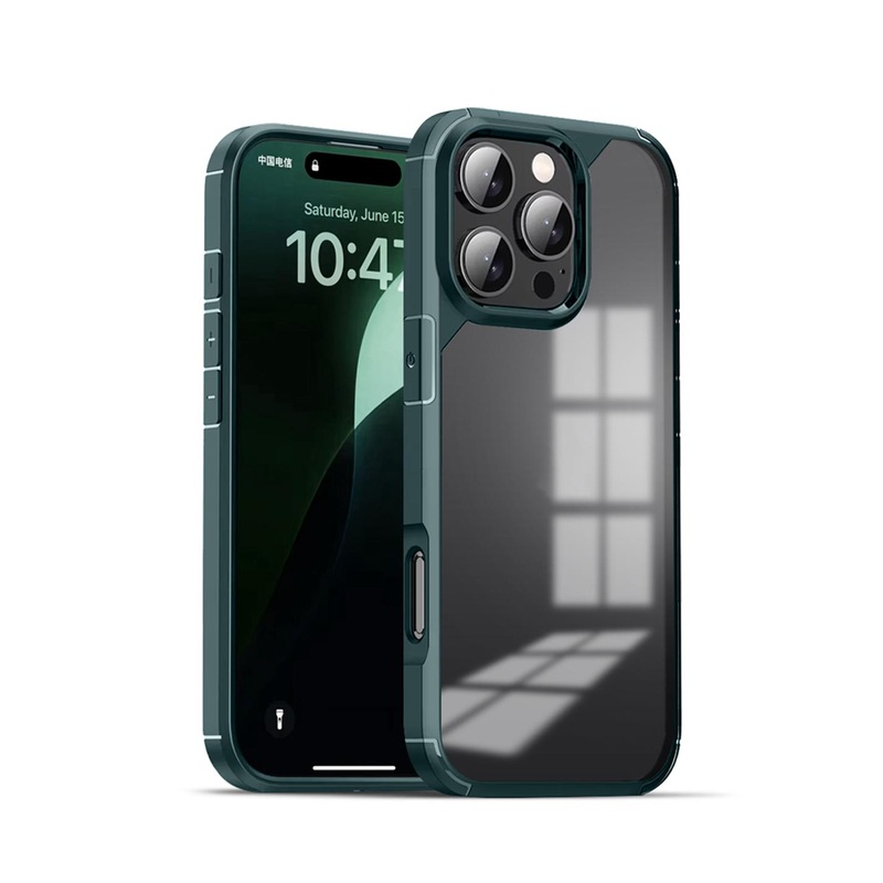 Karwan Solid iPhone 16 Pro Max Shockproof Bumper Back Case