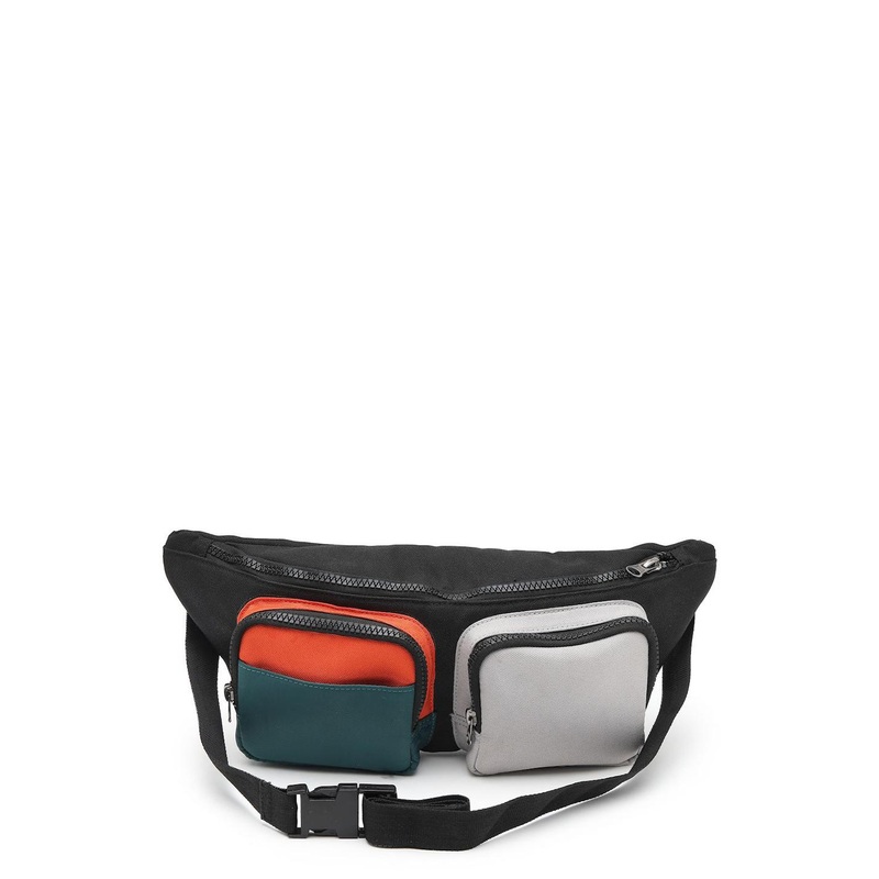 Thomas Scott Men Colourblocked Waist Pouch