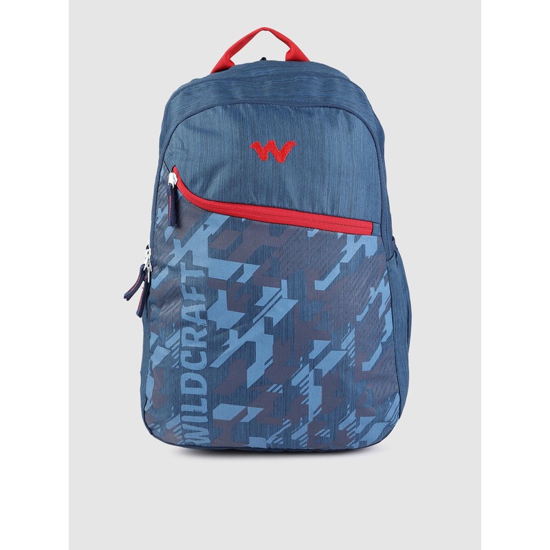 Wildcraft Unisex Blue Typography Blaze2 WC Backpack