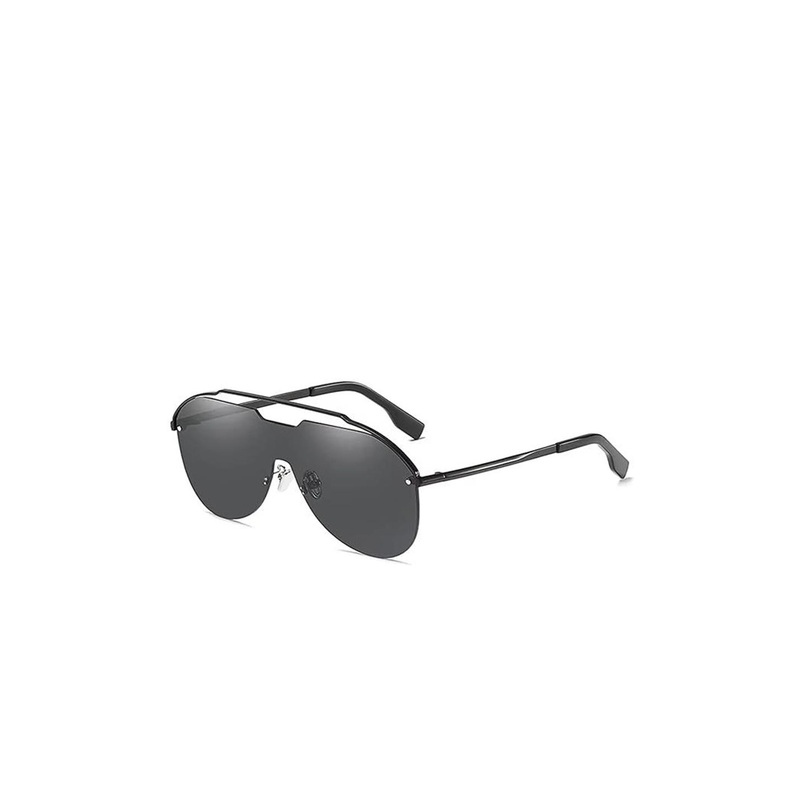 AUGEN Unisex Half Rim Shield Sunglasses with UV Protected Lens VI-SG-217-C1