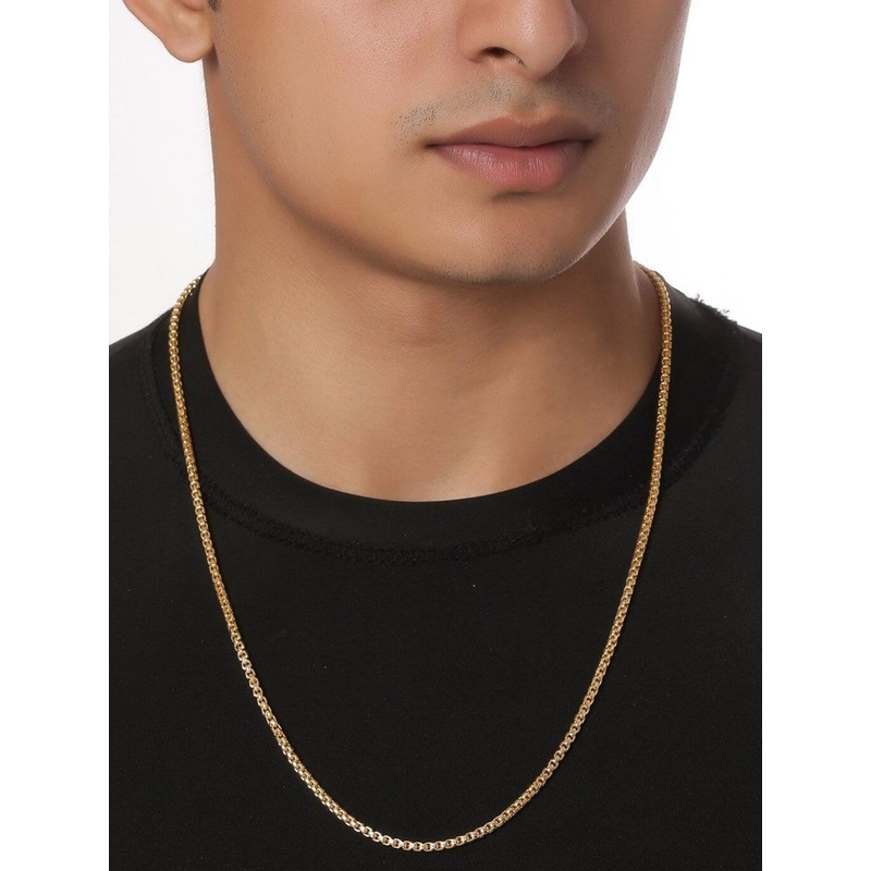 ELEGANTDREAM Men Gold-Plated Chain