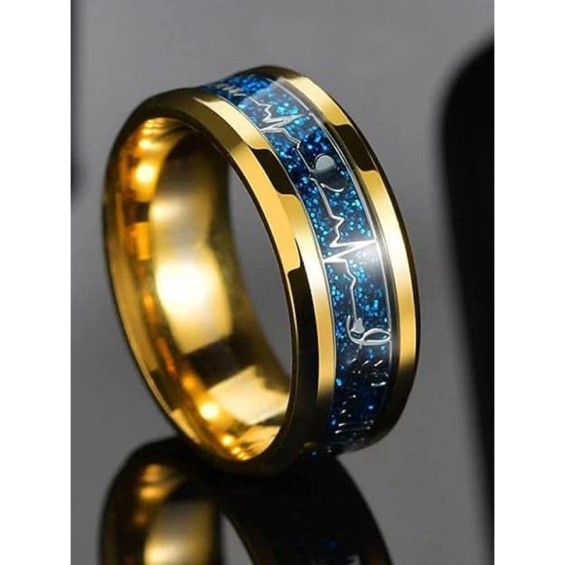 KRYSTALZ Unisex Gold-Plated Finger Ring