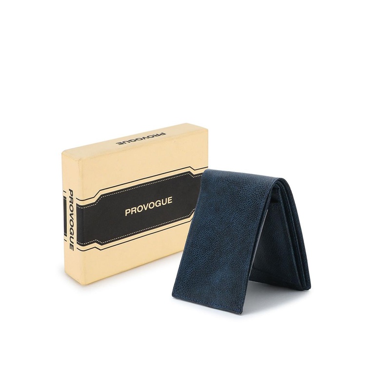 Provogue Men Textured PU Two Fold Wallet