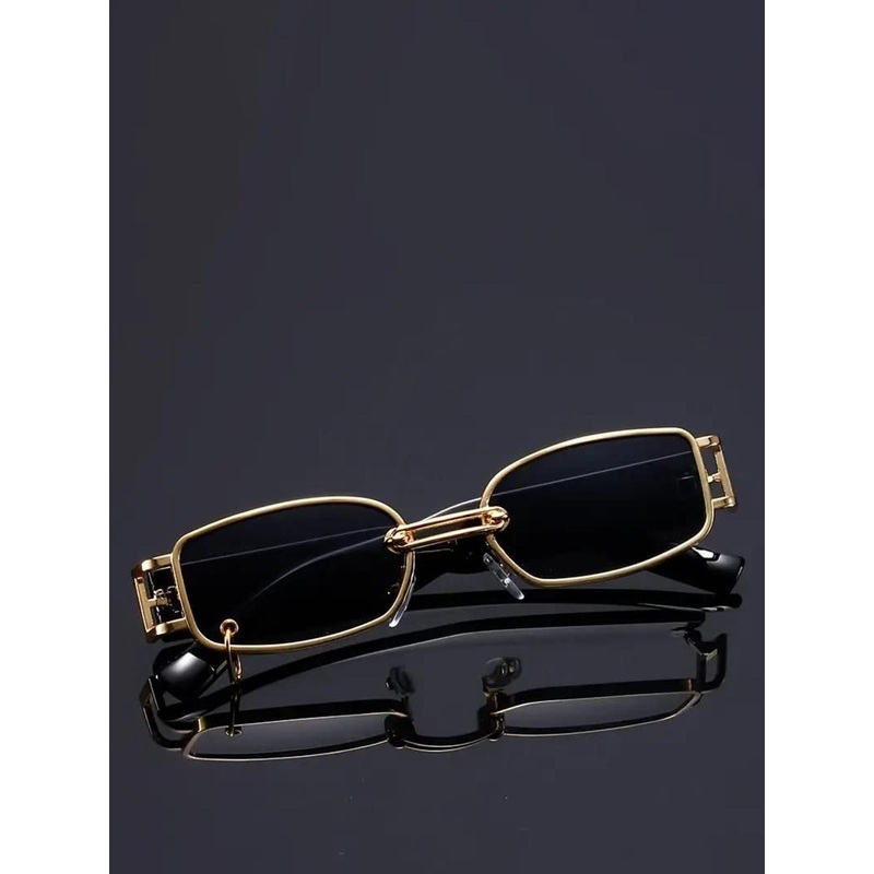 Trunks Unisex Rectangle Sunglasses with UV Protected Lens