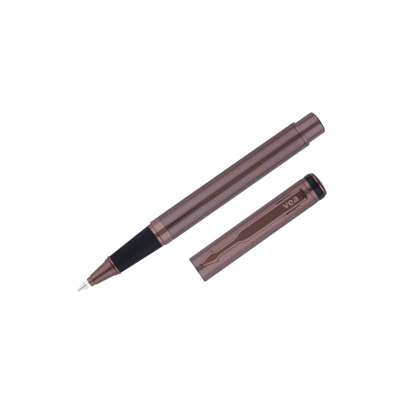 VEA Brown Solid Full Bright Roller Ball Pen