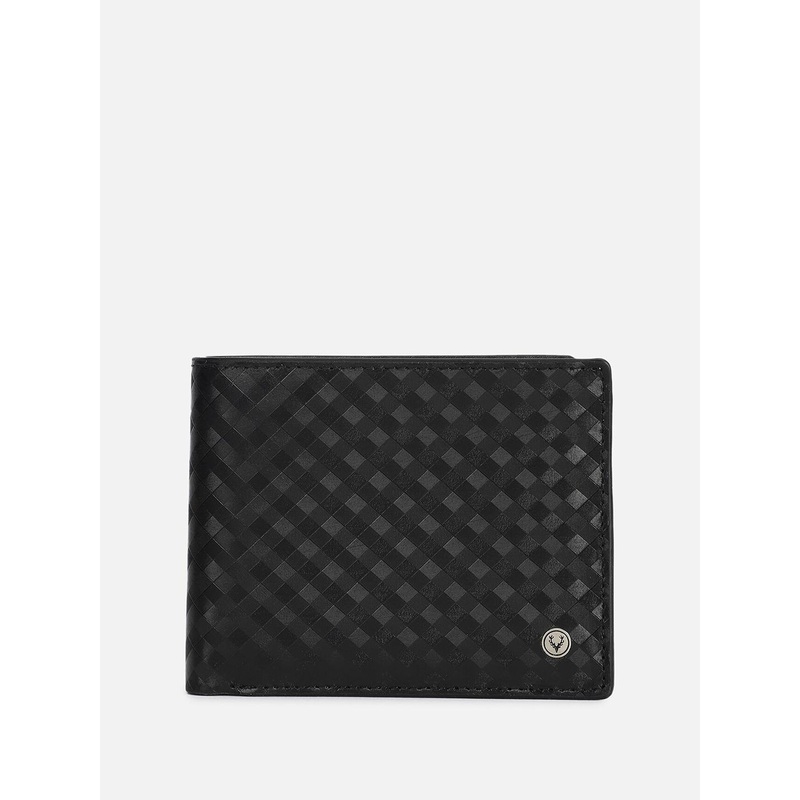 Allen Solly Checked Leather Two Fold Wallet