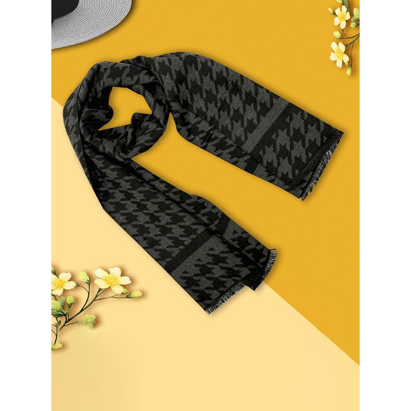 LOOM LEGACY Men Striped Acrylic Winter Gloves