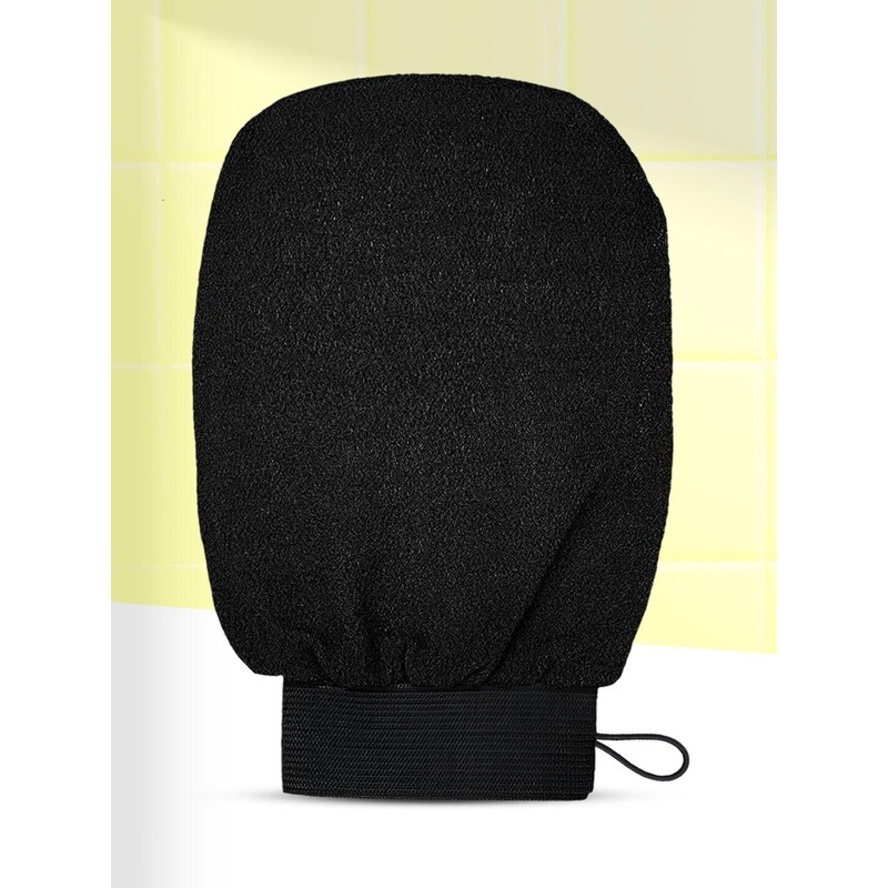 MATRA Exfoliating Bath Glove For Deep Cleansing & Dead Skin – Black