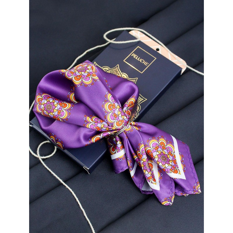 Peluche Men Floral Flourish Pocket Square