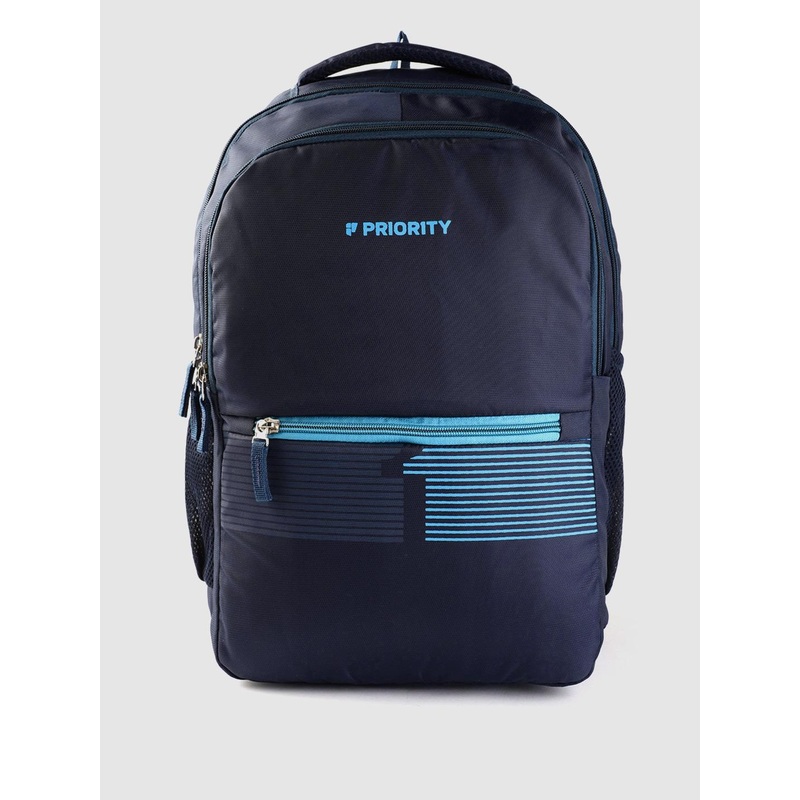 Priority Unisex Striped Detail Laptop Backpack – 31 L