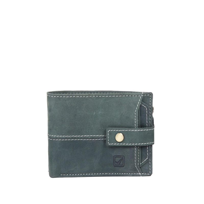 Style Shoes Unisex Leather Two Fold Wallet