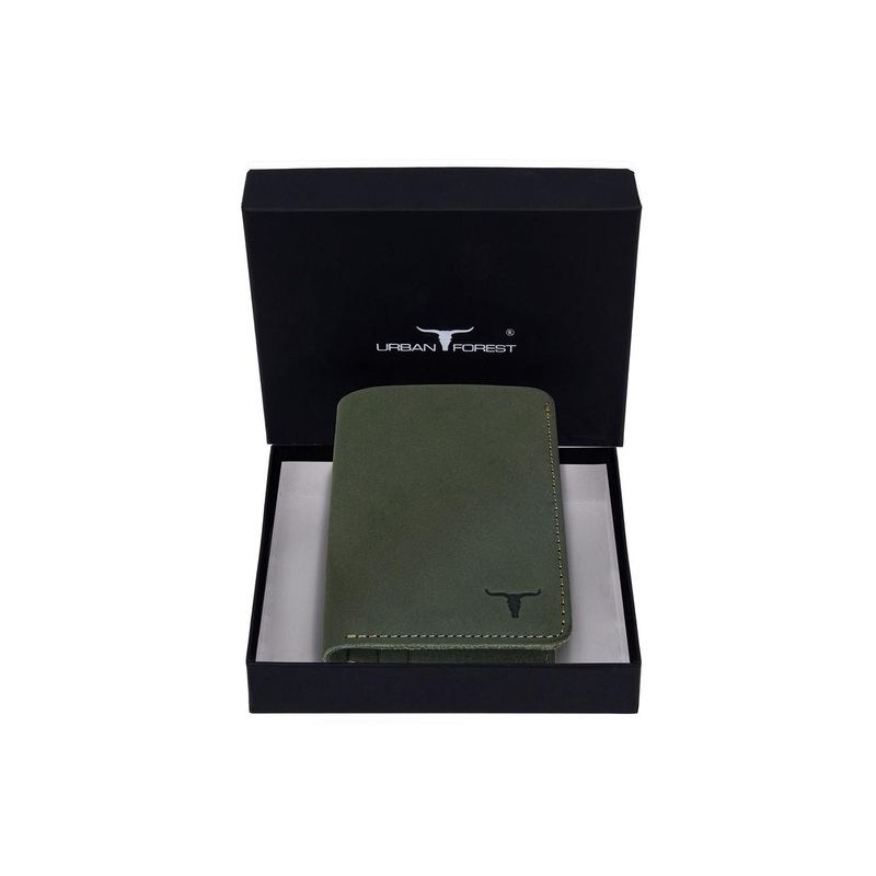 URBAN FOREST Men Leather Two Fold Wallet