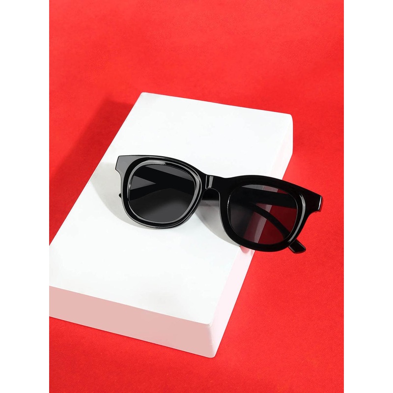 Woggles Unisex Wayfarer Sunglasses with UV Protected Lens WOCN-PWF-3841C1