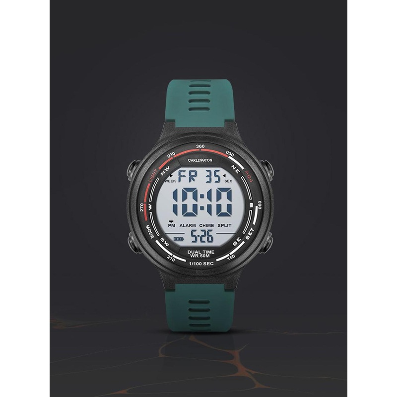 CARLINGTON Men Dial & Straps Digital Multi Function Watch Endurance 9120 Teal