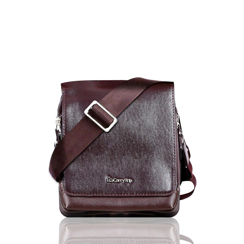 Carry Trip Unisex Textured Crossbody Messenger Bag