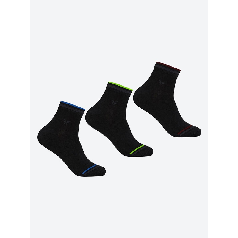 FOOTONS Men Pack Of 3 Above Ankle-Length Socks