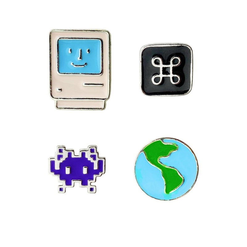 FURE Set of 4 Computer Enamel Pins