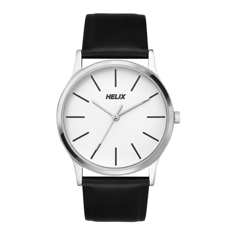 Helix By Timex Men White Round Dial Analog Watch – TW054HG00