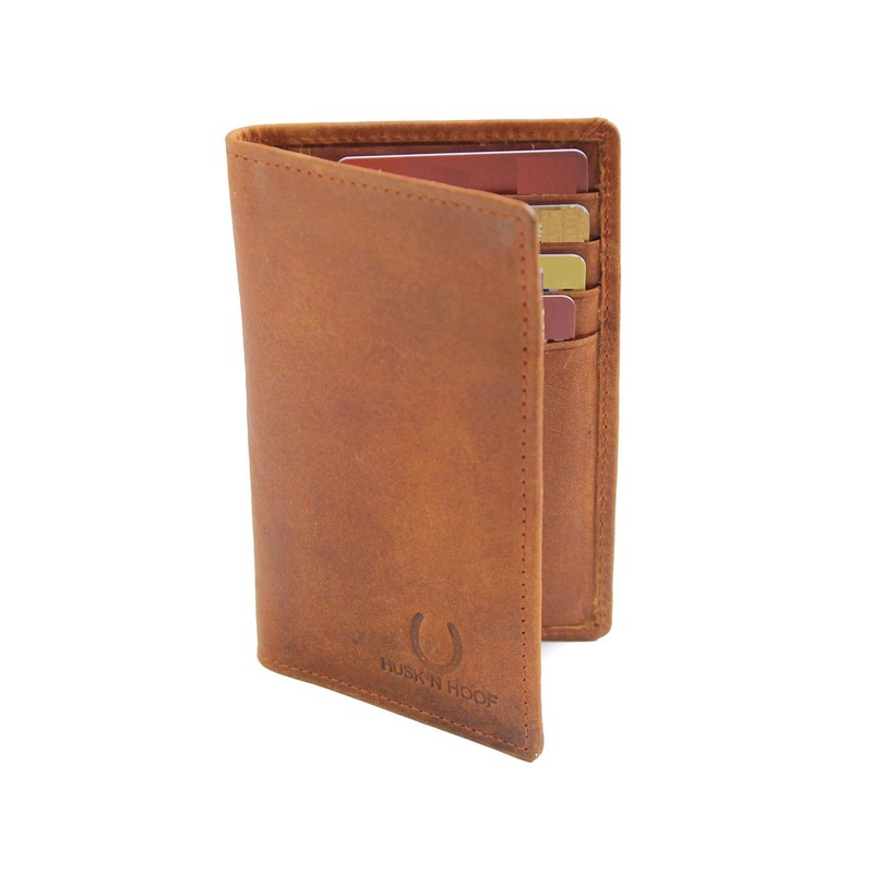 Husk N Hoof Men Leather Card Holder