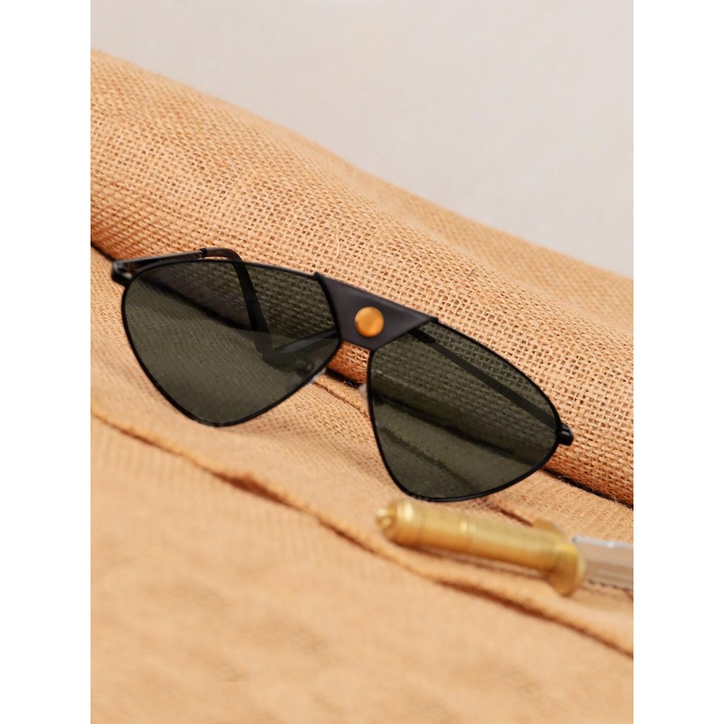 Mast & Harbour Men Black Oversized Sunglasses with UV Protected Lens M&HSG-03