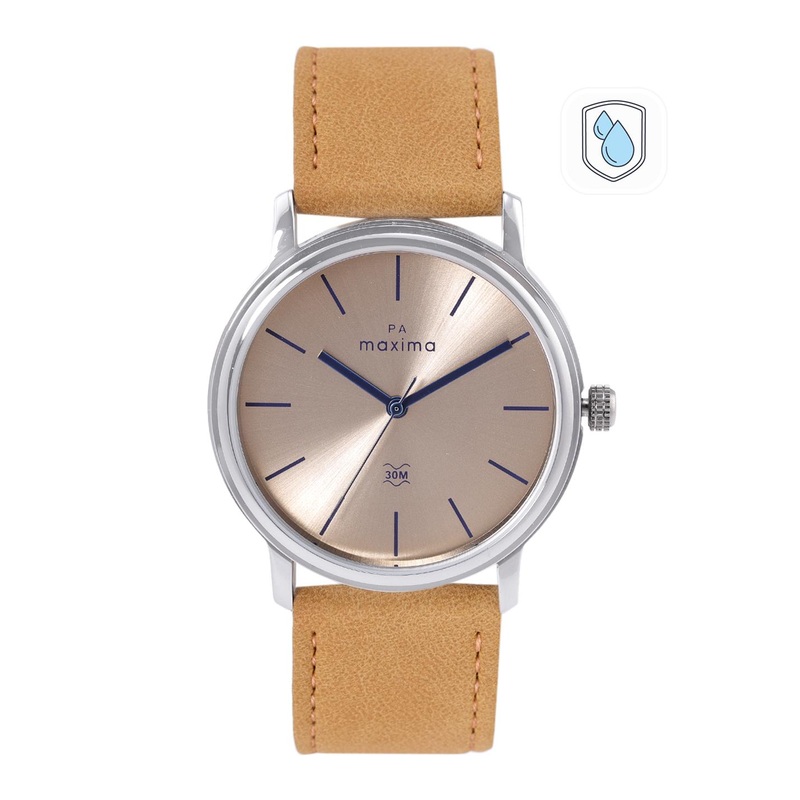 maxima Men Bracelet Style Straps Analogue Watch 32892CMGB