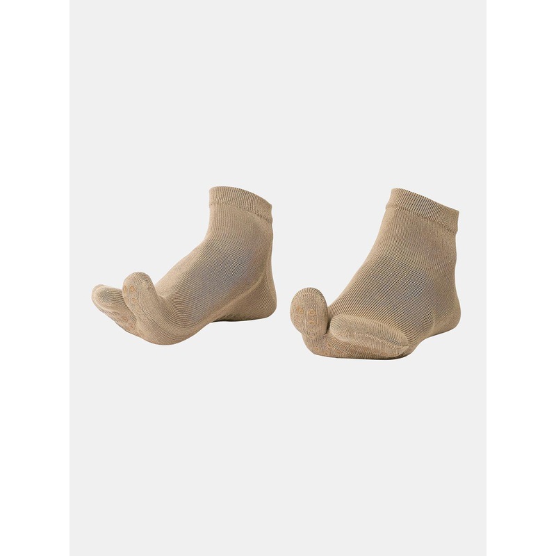 Mint & Oak Unisex Printed Anti-Slip Ankle Length Two-Toe Grip Socks