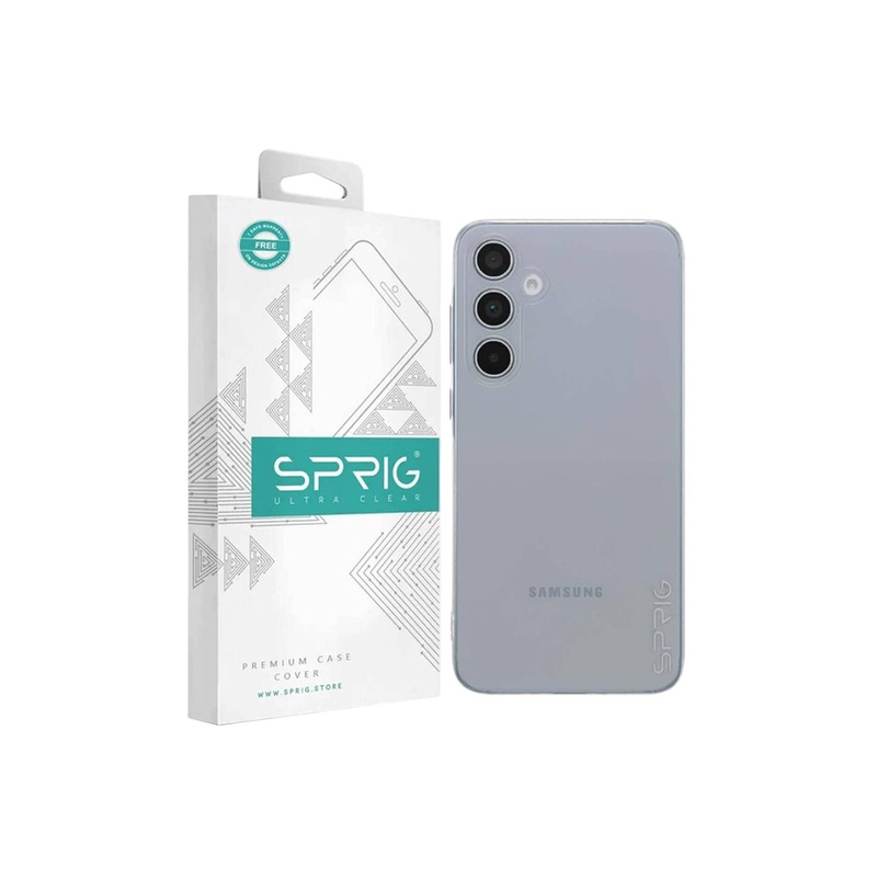 SPRIG Samsung Galaxy A35 Transparent UV Grade Back Cover