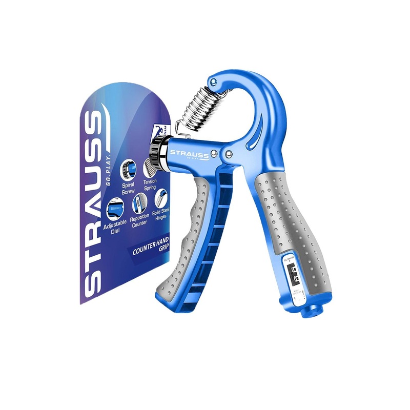 STRAUSS Adjustable Hand Grip With Smart Counter