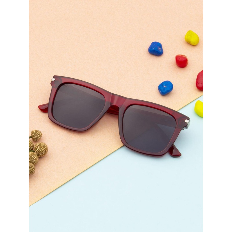 Ted Smith Unisex Wayfarer Sunglasses with Polarised Lens SOULMATE_C4