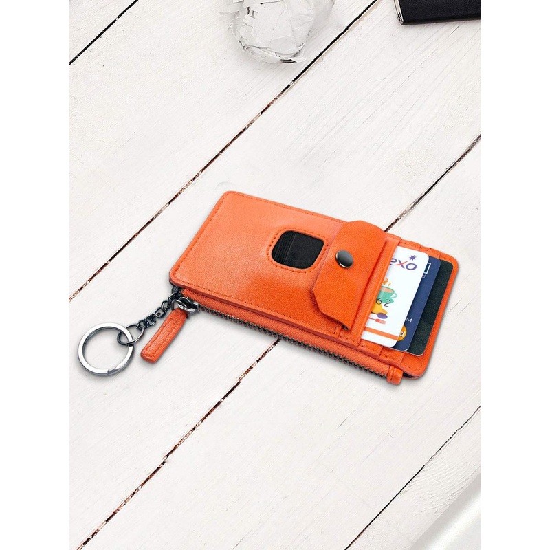 Vaya Unisex Leather Zip Around Wallet