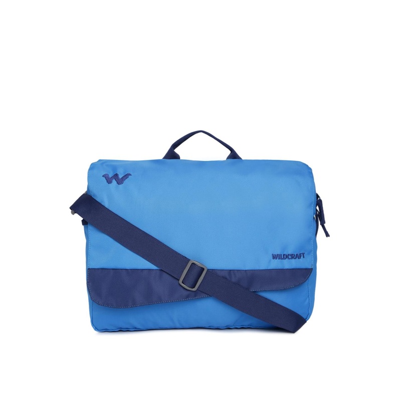 Wildcraft Unisex Blue Solid Courier 3 Messenger Bag
