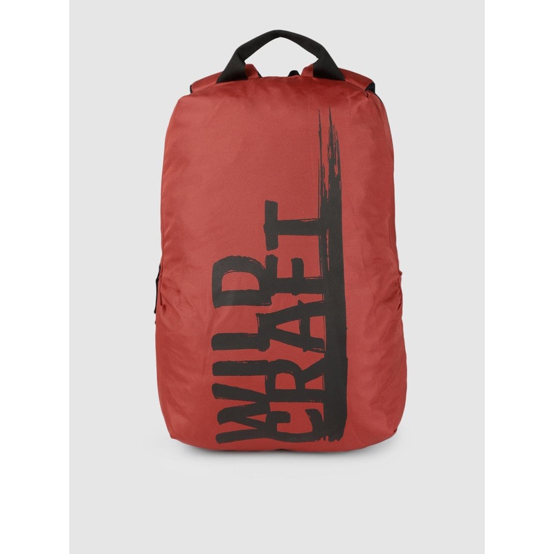 Wildcraft Unisex Red Typography Knight Backpack