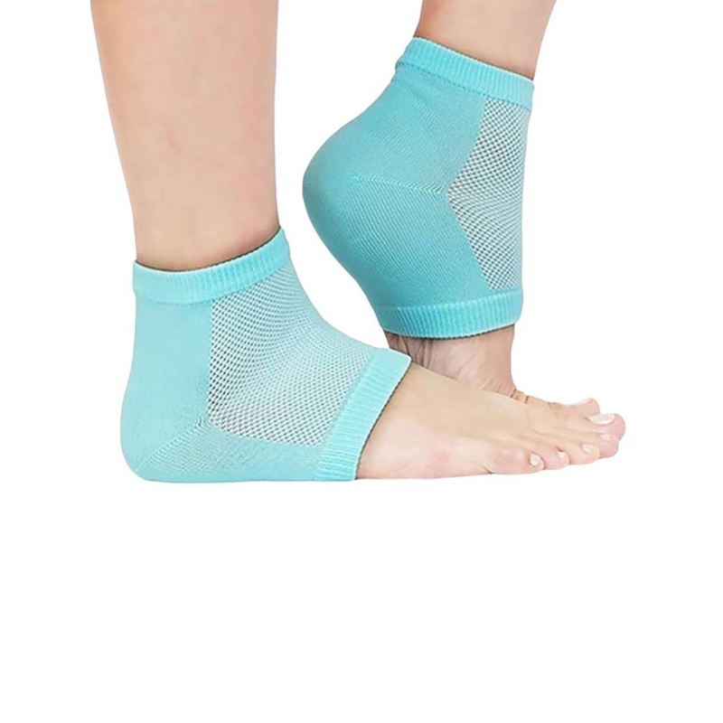 Adbeni Toe Free Anti Crack Gel Heel Socks