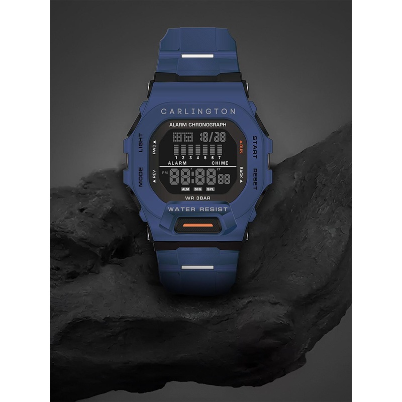 CARLINGTON Men Dial & Straps Digital Multi Function Watch Endurance 2106 Blue