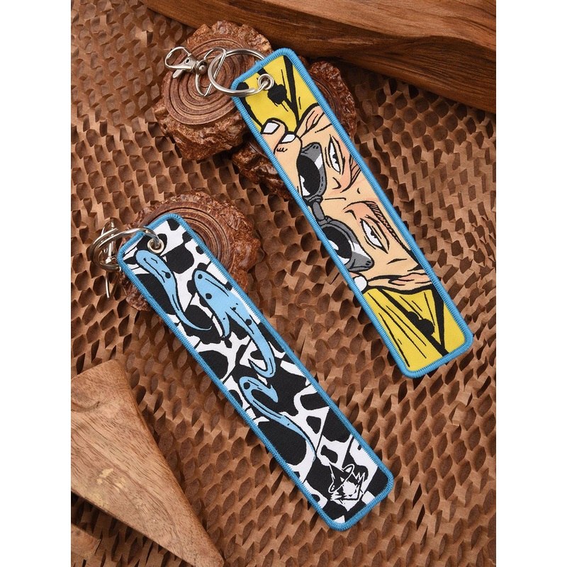 COMICSENSE Overtime Jujutsu Kaisen Double Sided Woven Anime Keychain