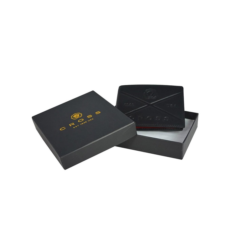 Cross Men Textured Leather Two Fold Wallet