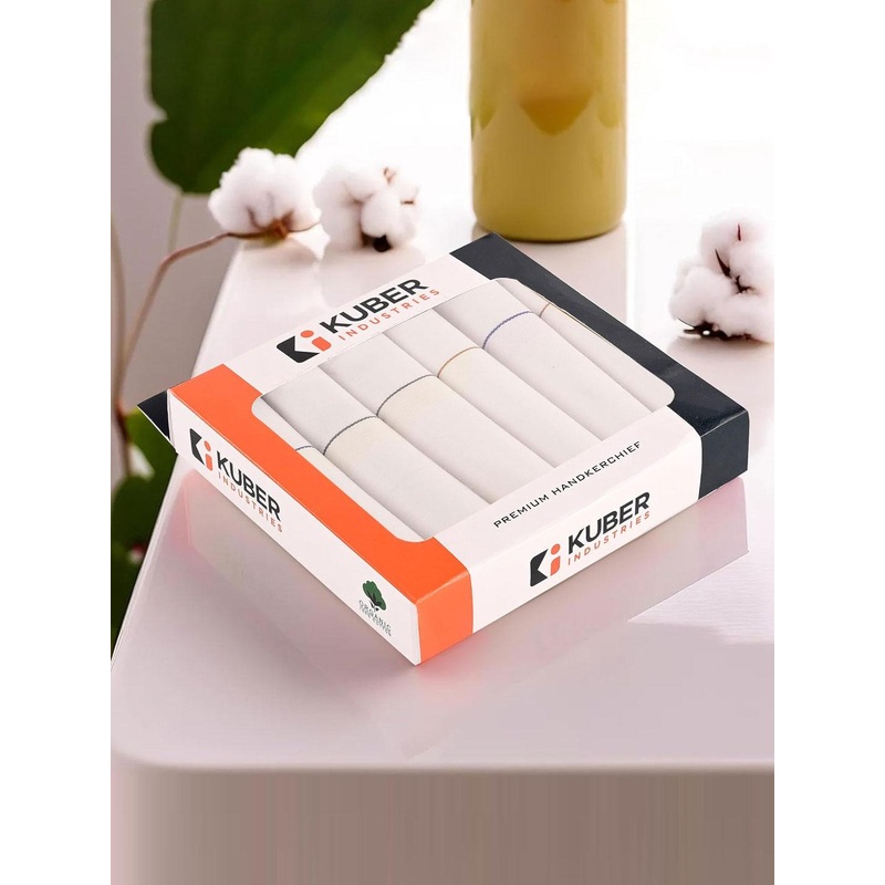 Kuber Industries Pack Of 6 Cotton Handkerchiefs