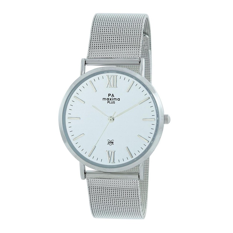 maxima Men Dial & Stainless Steel Straps Analogue Watch 54740CAGI