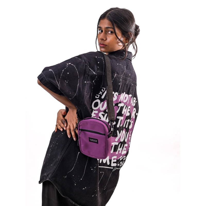 Primegear Unisex Solid Crossbody Sling Bag