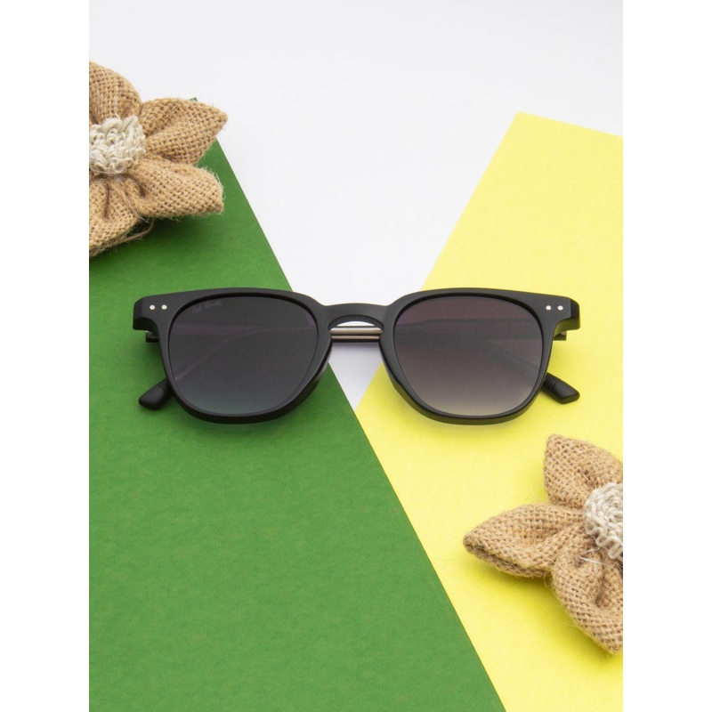 Ted Smith Unisex Wayfarer Sunglasses with UV Protected Lens WINNIE_C2