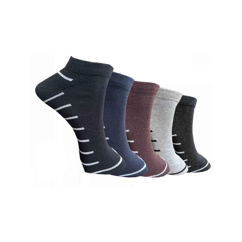 The Roadster Lifestyle Co Pack Of 5 Striped Socks